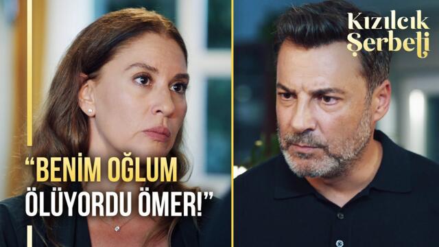 Kıvılcım, Ömer'in Mustafa'yla görüşmesini istemiyor! | Kızılcık Şerbeti 104. Bölüm