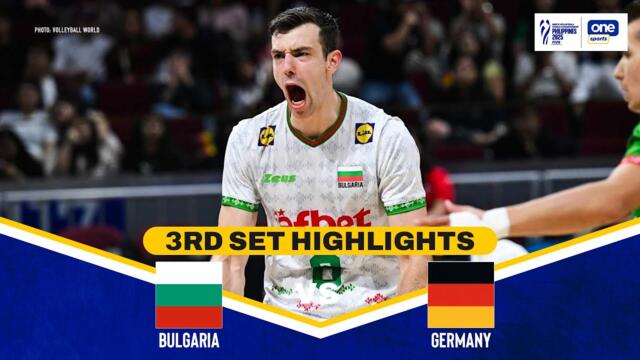 GERMANY vs. BULGARIA | SET 3 HIGHLIGHTS | 2025 FIVB MEN’S WORLD CHAMPIONSHIP | SEPT 13, 2025