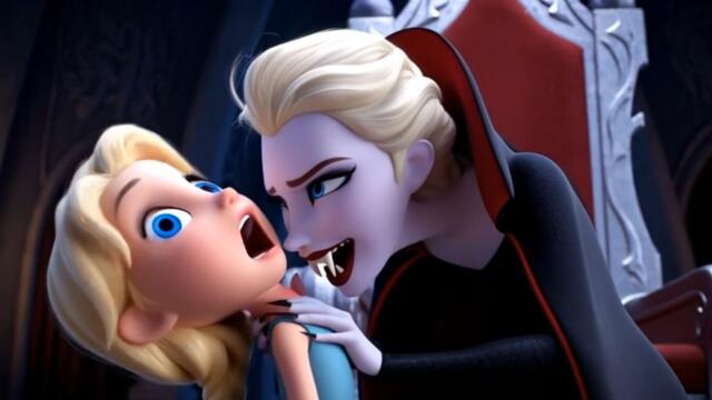 Vampire Elsa – BITES Her Own Daughter! ❄️🔥 Frozen Dark Story 🩸 Beauty and the Beast Twist