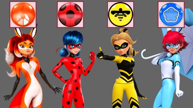 Epic Miraculous Glow Up! Ladybug, Queen Bee, Rena & Bunnyx Transformation ✨ | Stars Wow