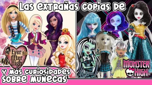 Las RARAS COPIAS de Monster High, Ever After High y otras curiosidades de muñecas
