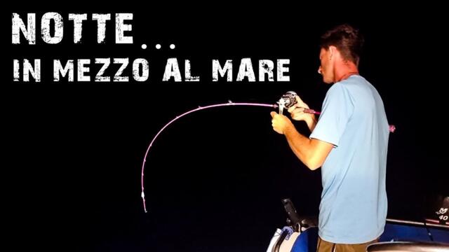 Pesco di NOTTE ad oltre 100 metri di PROFONDITA' - Alla ricerca di una cattura SPECIALE