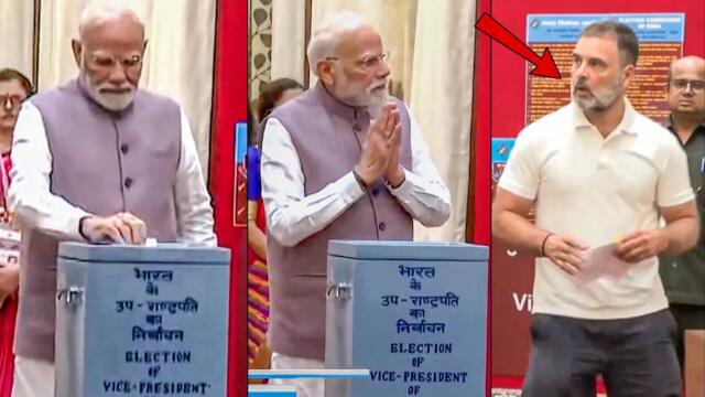 Rahul Gandhi Reaction Towards PM Modi At Vice President Election 2025 | Congres Vs BJP | BTV Daily