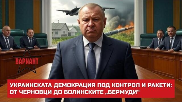 УКРАИНСКАТА ДЕМОКРАЦИЯ ПОД КОНТРОЛ И РАКЕТИ: ОТ ЧЕРНОВЦИ ДО ВОЛИНСКИТЕ „БЕРМУДИ“,  Вариант #636