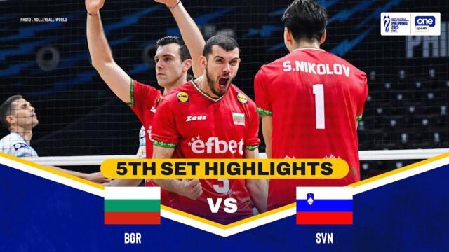 SLOVENIA vs. BULGARIA | SET 5 HIGHLIGHTS | 2025 FIVB MEN’S WORLD CHAMPIONSHIP | SEPT 15, 2025