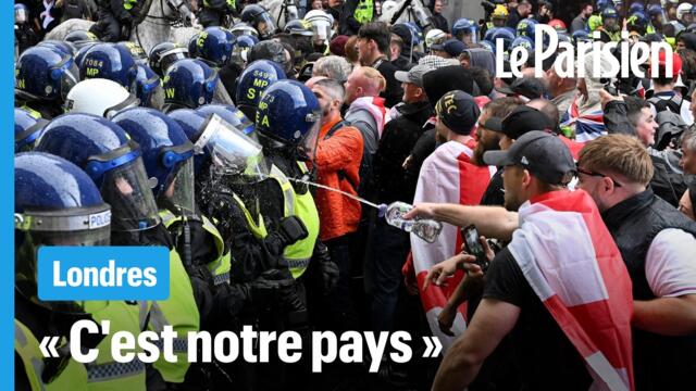 « C'est notre pays » : l’extrême-droite mobilise en masse à Londres