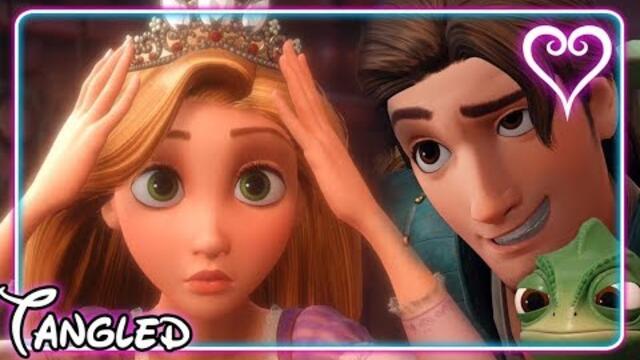 Kingdom Hearts 3 All Cutscenes | Tangled ~ Kingdom of Corona