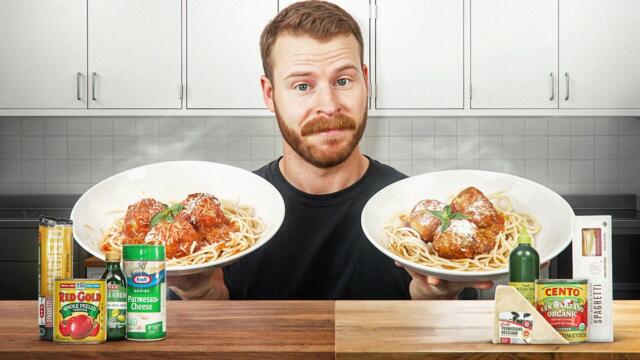 Do Expensive Groceries make better Spaghetti & Meatballs?