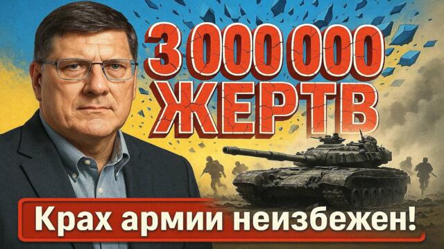 Катастрофа ВСУ: более 3 миллионов жертв Украинцев – крах армии неизбежен! | Скотт Риттер