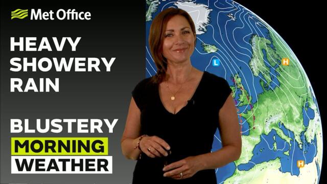 10/09/2025 - Blustery showers across the UK - Morning Weather Forecast UK – Met Office Weather