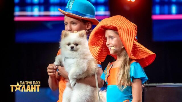 Впечатляващ дует на Ария и Лазари Лузан с куче I България търси талант