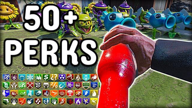 PvZ in CoD Zombies with 50+ PERKS! (200K SUB SPECIAL)