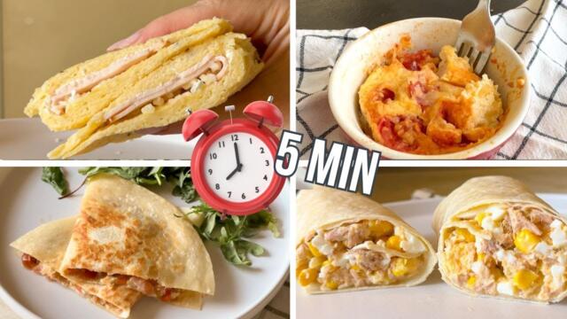 СНІДАНКИ за 5 хвилин! Прості рецепти на скору руку