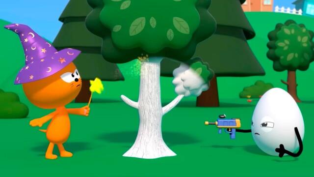 ИГРЫ КОТЭ - ЦВЕТНОЙ КРАСКОПУЛЬТ И МАГИЯ - Мультики для детей