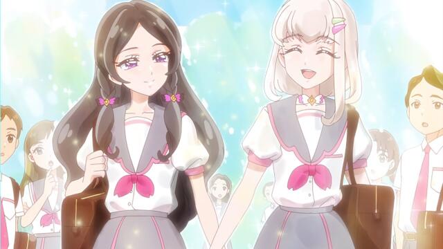プリルンとメロロンは人間になって学校へ行った。《キミとアイドルプリキュア | Kimi to Idol Precure | Idol光之美少女你與我》
