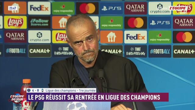 Luis Enrique : « On a dominé tout le match » - Foot - Ligue des champions