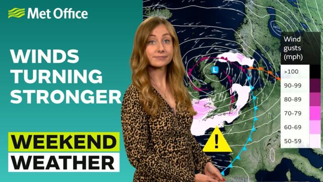 Weekend weather 11/09/2025 – From showers to strong winds – Met Office weather forecast UK
