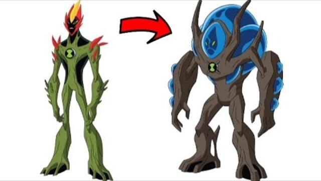 Ben 10 ALIENS Transform Vs Ultimate Aliens All CHARACTERS in Real playz Ben 10 ALIENS