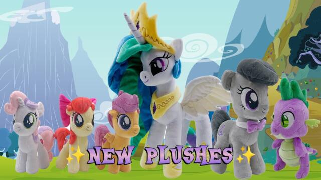 *NEW* My Little Pony Plushies - Princess Celestia, Cutie Mark Crusaders, Spike and Octavia