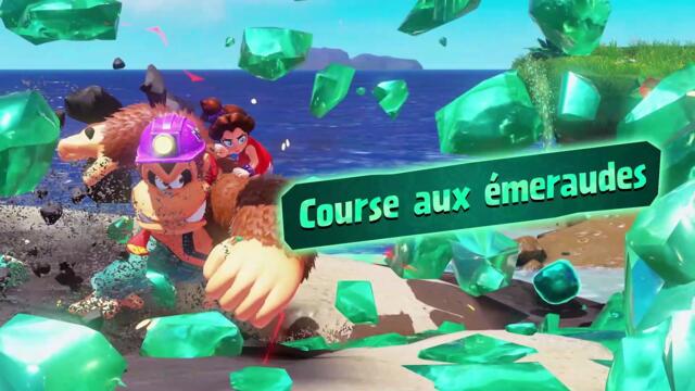 Donkey Kong Bananza : Île de DK et Course aux émeraudes – Trailer d'annonce