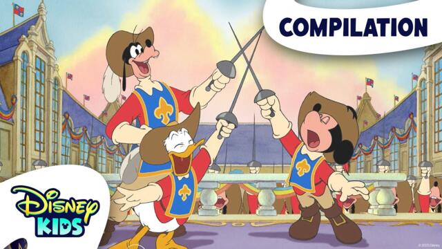 Teamwork Saves the Day!🗡️🛡️🎆 🌭| Mickey & Friends | @disneykids