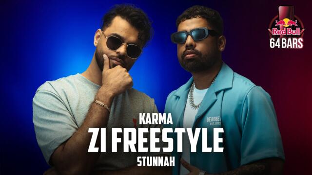 Karma x Stunnah Beatz - Zi Freestyle (Official Video) | Red Bull 64 Bars | Def Jam India