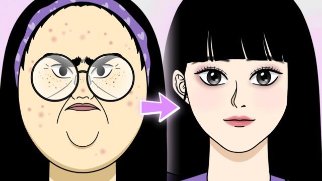 [짧툰] 상여자 메이크업