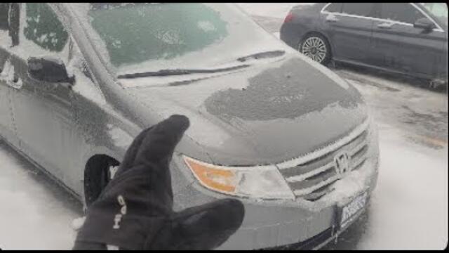 HUGE CANADIAN ICE STORM! INSANE BREAKING ICE!