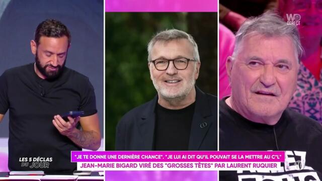 TBT9 : Jean-Marie Bigard adresse un message à Laurent Ruquier face à Cyril Hanouna