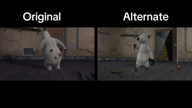 Bernard Bear (Backkom) - The Fumigator Comparison | Original vs Alternate