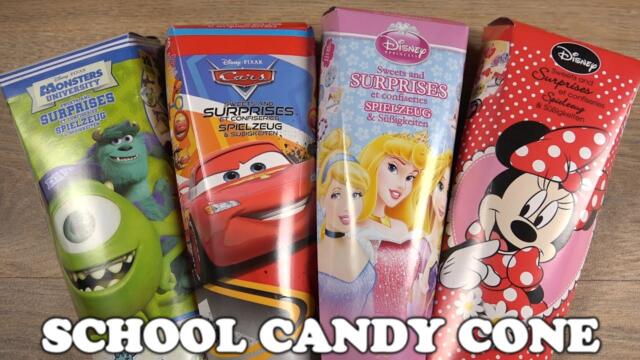 SCHOOL CANDY CONE - DISNEY Cars Princess Minnie Mouse Monster University