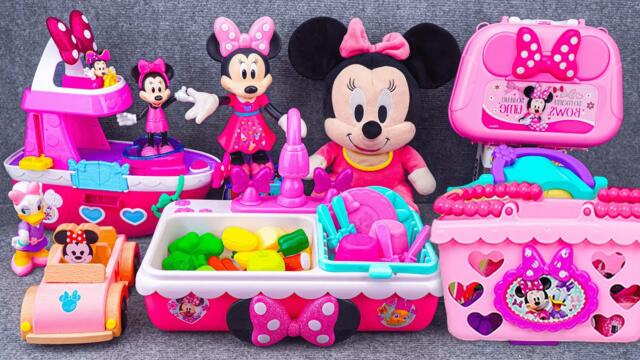Mickey ASMR🐭 Satisfying with Unboxing Disney Minnie Mouse Shopping Cart Playset | Review Toys ASMR