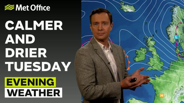 15/09/2025 - Turning drier for some - Evening Weather Forecast UK - Met Office Weather