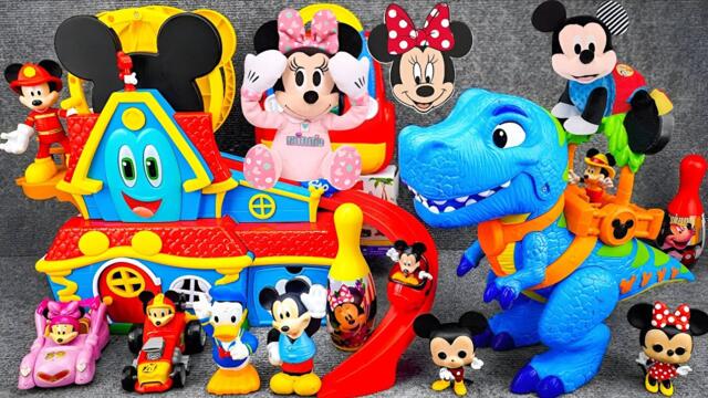 9:30 Minutes Satisfying Unboxing Disney Mickey Mouse Jumbo Funhouse Playset | Review Toys ASMR