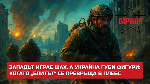 ЗАПАДЪТ ИГРАЕ ШАХ, А УКРАЙНА ГУБИ ФИГУРИ: КОГАТО „ЕЛИТЪТ“ СЕ ПРЕВРЪЩА В ПЛЕБС,  Вариант #641