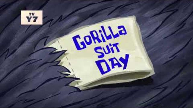 SpongeBob SquarePants - Gorilla Suit Day Title Card