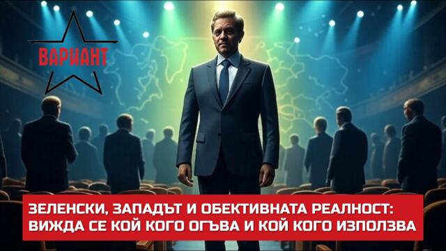 ЗЕЛЕНСКИ, ЗАПАДЪТ И ОБЕКТИВНАТА РЕАЛНОСТ: ВИЖДА СЕ КОЙ КОГО ОГЪВА И КОЙ КОГО ИЗПОЛЗВА,  Вариант #642