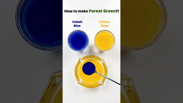 How to Create 10 New Colors Using Just 2 Basics Colors! Satisfying Color Mixing