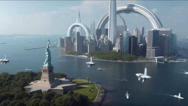 Future City 2090: Visions of the Near Future | Sci-fi AI Short Film (4K)