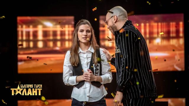 Кристина Костова спечели Златен бутон с кубчето на Рубик I България търси талант