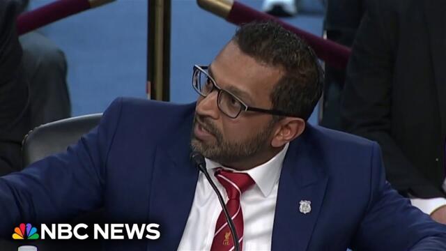 Patel calls Schiff a 'liar' and 'political buffoon' at Senate hearing