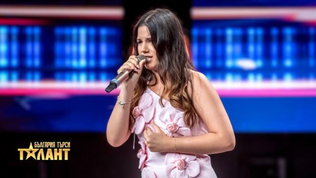 Виктория Каменчева с впечатляващо музикално изпълнение I България търси талант