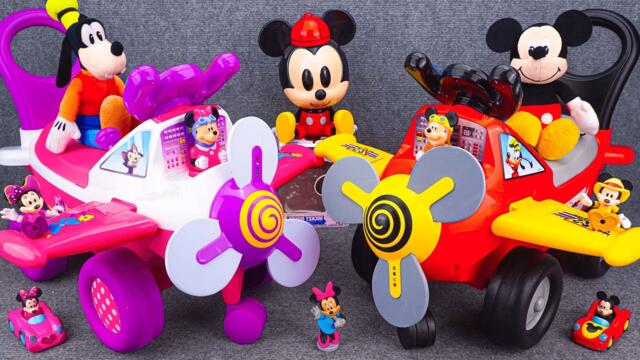Satisfying with Unboxing Disney Mickey Mouse Big Airplane Playset | Review Toys ASMR