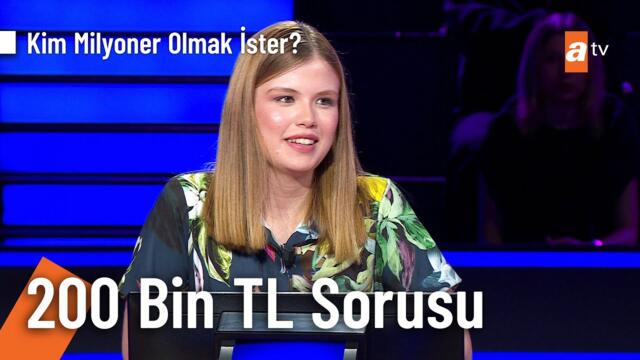 İlayda Adar 200 bin TL değerindeki soruya ne cevap verdi? - Kim Milyoner Olmak İster? 1176. Bölüm