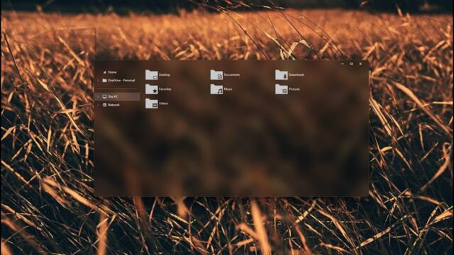 Black White Full Glass Theme For Windows 11