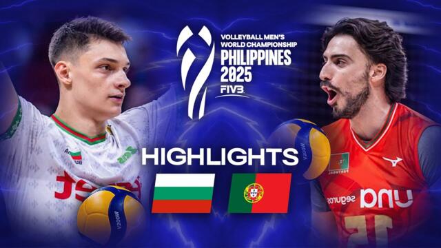 Bulgaria 🇧🇬 vs. Portugal 🇵🇹 - Highlights | Men's World Championships 2025
