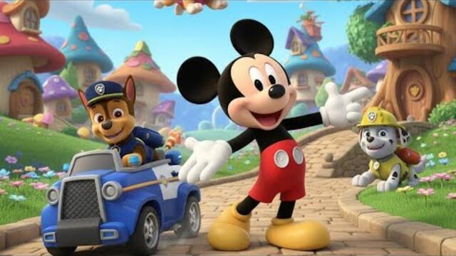 Mickey Mouse & Paw Patrol Rescue Mission – A Kids Adventure Poem  A Poem For Kids