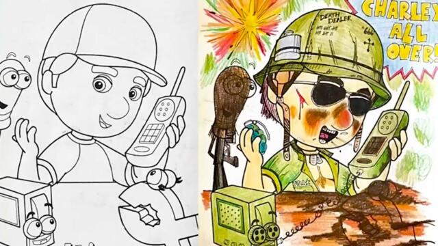 Когда взрослые раскрашивают мир по своему