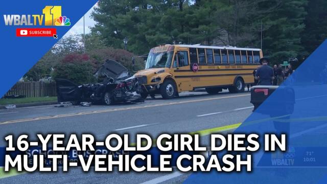 Officials: 16-year-old girl killed in multi-vehicle crash