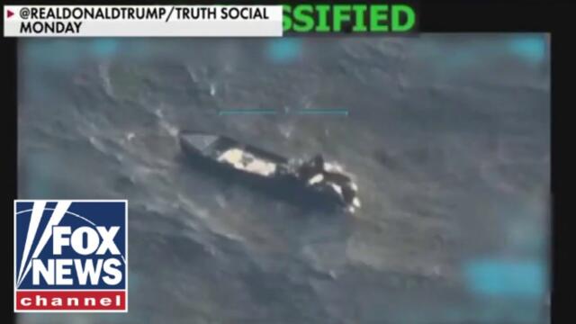 Trump confirms second strike on Venezuelan drug boat: 'SPATTERED all over the ocean'
